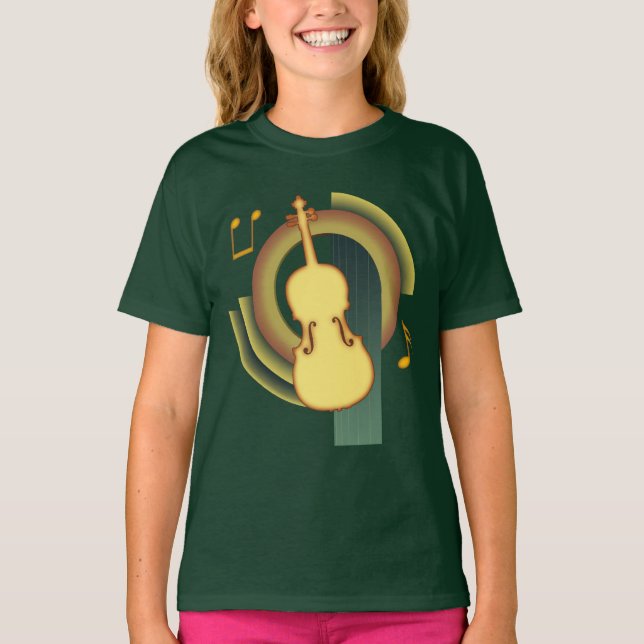 Viola Deco1 T-Shirt (Vorderseite)