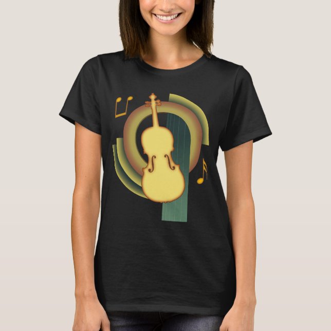 Viola Deco1 T-Shirt (Vorderseite)