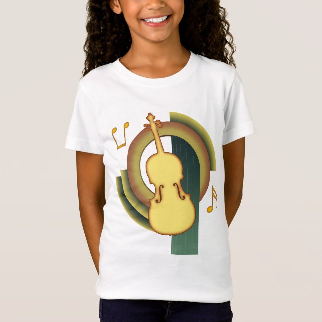 Viola Deco1 T-Shirt (Vorderseite)