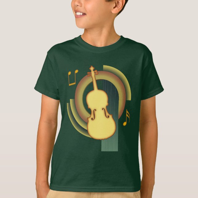 Viola Deco1 T-Shirt (Vorderseite)