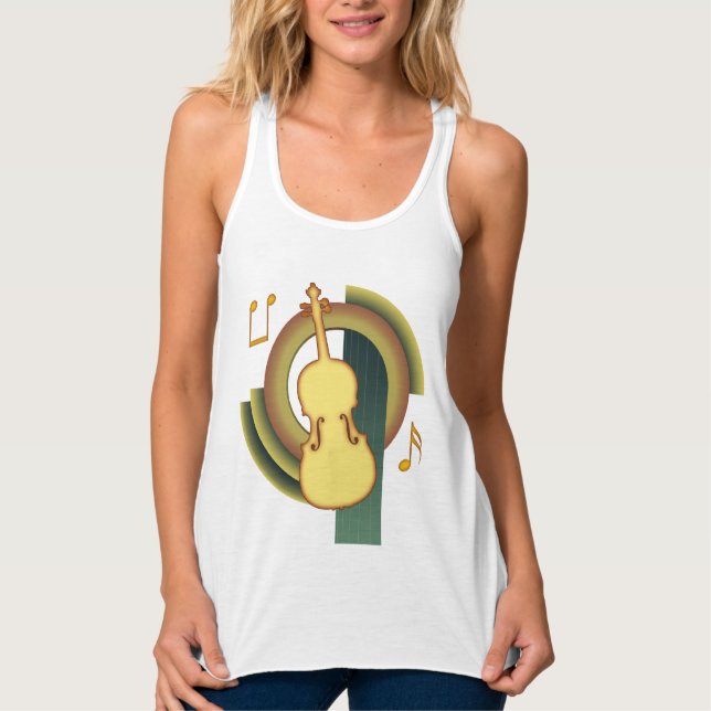 Viola Deco1 Tank Top (Vorderseite)