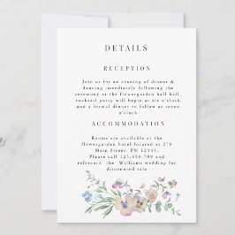 Viola Eucalypt floral Wedding Detail invitation Einladung