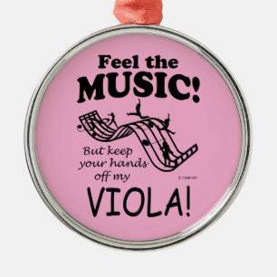 Viola Feel Musik Ornament Aus Metall