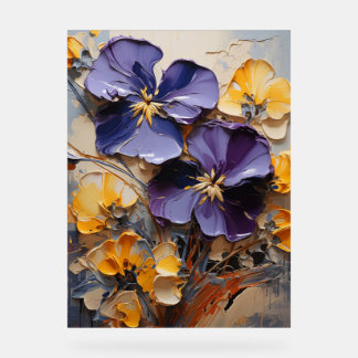 Viola - Floral Impasto