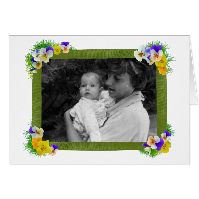 Viola Foto Card (Vorderseite (Horizontal))