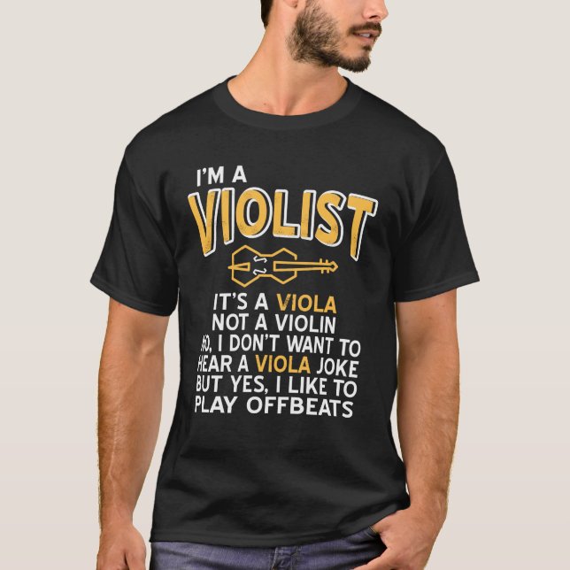 Viola — Im A Violist T-Shirt (Vorderseite)