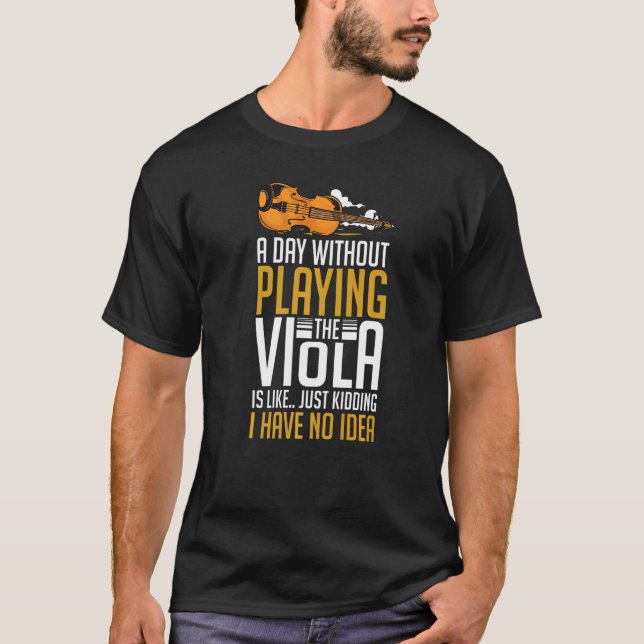 Viola Instrument Music Notes Player Lesson Beginne T-Shirt (Vorderseite)