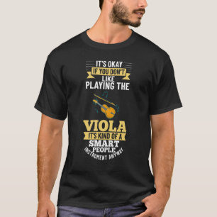 Viola Instrument Musiknotens Spielunterricht Begin T-Shirt