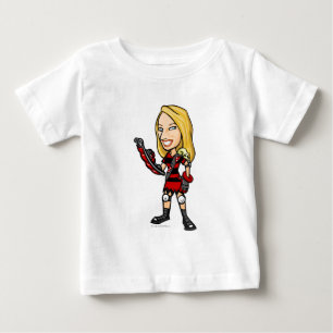 Viola Krawk Insel-Personal-Spieler Baby T-shirt
