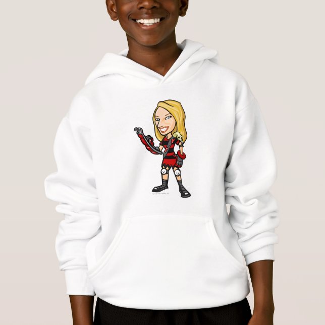 Viola Krawk Insel-Personal-Spieler Hoodie (Vorderseite)
