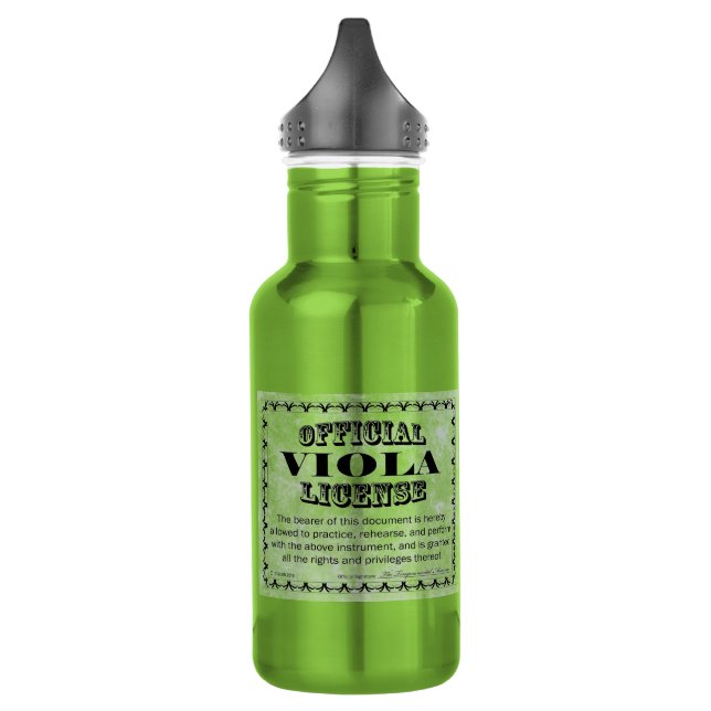 Viola Lizenz Edelstahlflasche (Links)