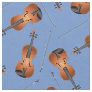 Viola Music Musician Room Decke Blau Stoff