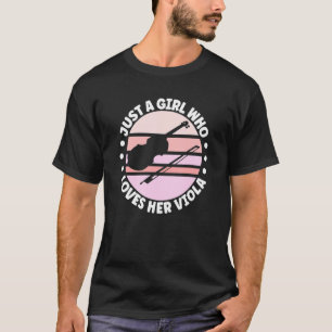 Viola Player Apparel Violinist Instrument für Frau T-Shirt