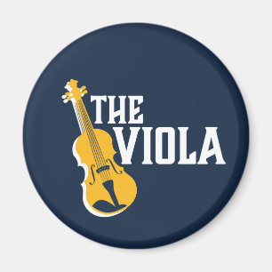 Viola Player Vintag Retro Orchester Oper Musik Magnet