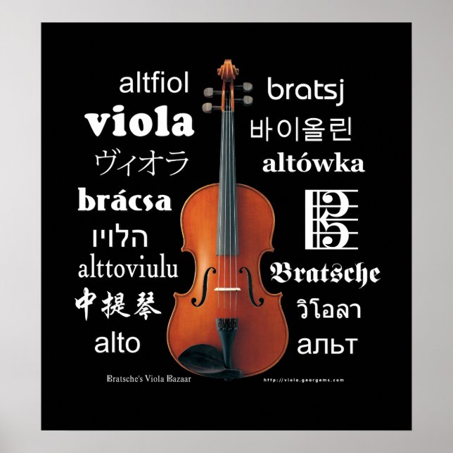 Viola Translations Poster (Vorne)