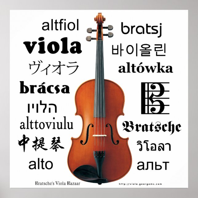 Viola Translations Poster (Vorne)