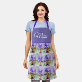 Violas Floral Lila Viola Violet Muster Mum Schürze