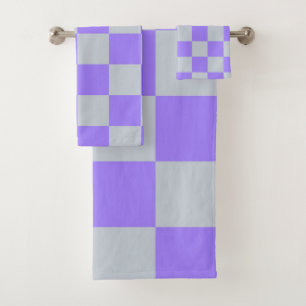Violet À damiers En vichy Motif