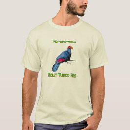Violet African Turaco Bird T-Shirt