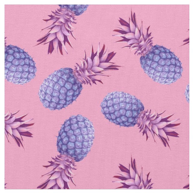 Violet Ananas Stoff (Nahaufnahme)
