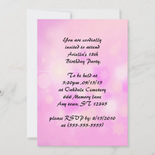 Violet Anime Princesse Enfant Invitations Annivers