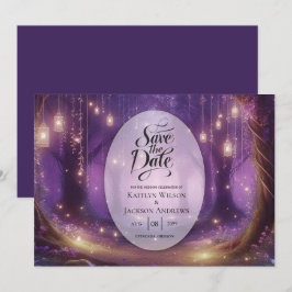Violet auf der Waldhochzeit um Mitternacht Save The Date