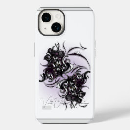 "Violet Blossom Abstraction", Apple iPhone 14 Fall Case-Mate iPhone 14 Hülle