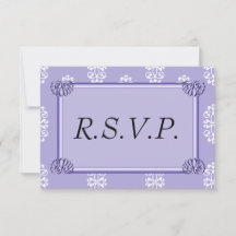 Violet Blue Damask Wedding UAWG