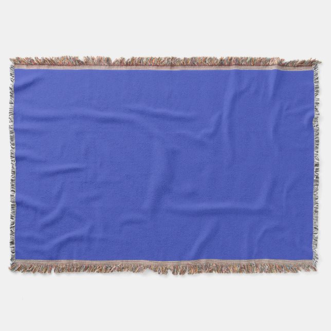 Violet Blue Throw Blanket Decke (Vorderseite)
