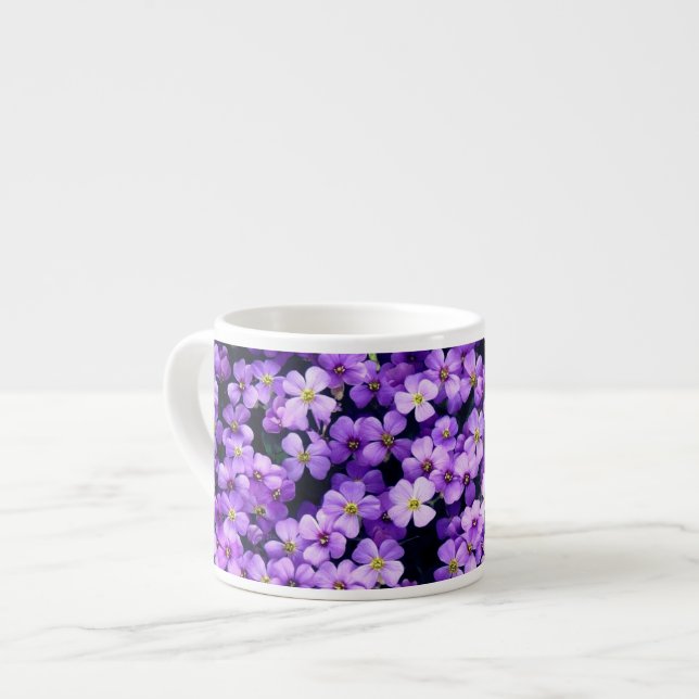 Violet Blume Espresso Cup Espressotasse (Vorderseite Links)