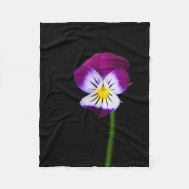 Violet Blume fbcna Fleecedecke (Vorderseite)