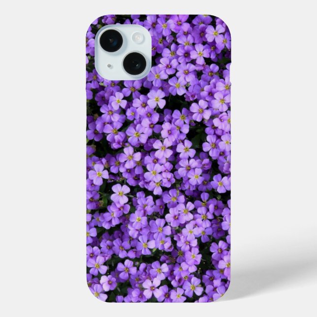 Violet Blume iPhone Case Violets (Rückseite)