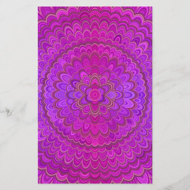 Violet Blume Mandala Flyer (Vorne)