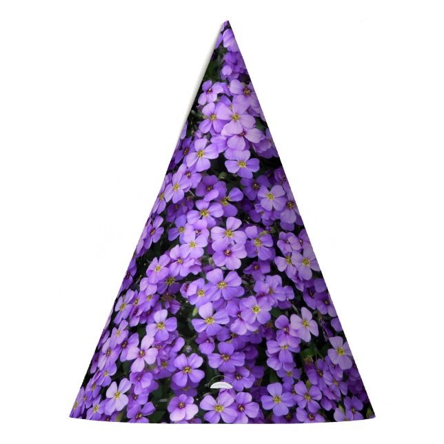Violet Blume Paper Party Hat Violets Partyhütchen (Links)
