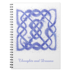 VIOLET CELTIC KNOT 6.5x8.75 Carnet spiral