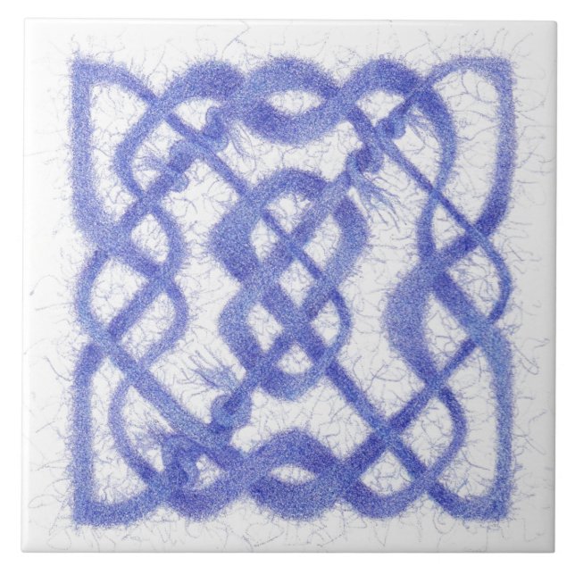VIOLET CELTIC KNOT 6" Carreaux en céramique (Devant)