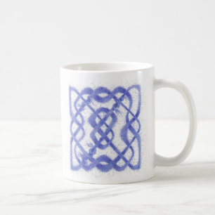 VIOLET CELTIC KNOT Weiße Tasse