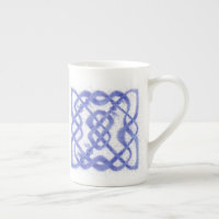 VIOLET CELTIC TASSE Knochen China Tasse