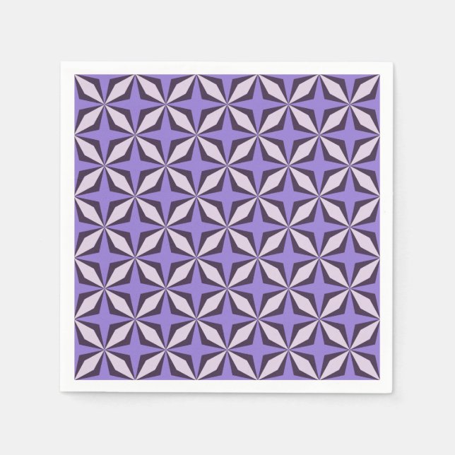 Violet Criss cross Serviette (Vorderseite)