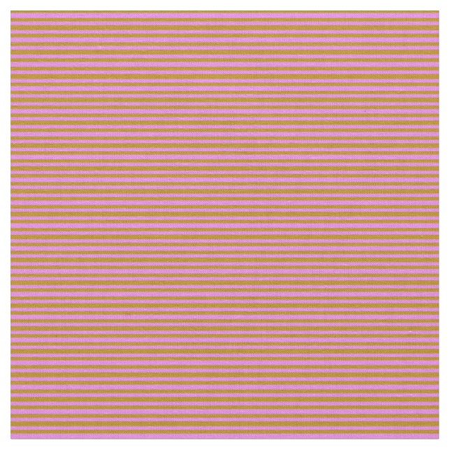 Violet & Dark Goldenrod farbiges Muster Stoff (Nahaufnahme)