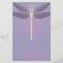 Violet Dragonfly Briefpapier