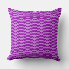 Violet Dreams-Dunkle und helle violette Wurfkissen Kissen