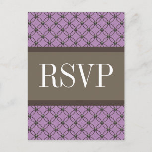 Violet Extravagant Lattice UAWG Postkarte