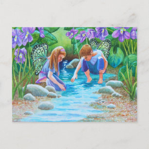 Violet Fairies Postkarte