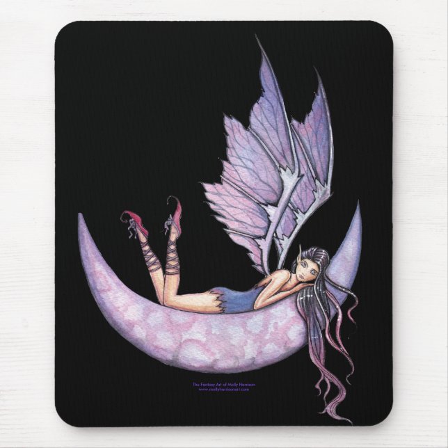 Violet Fairy Mousepad von Molly Harrison (Vorne)
