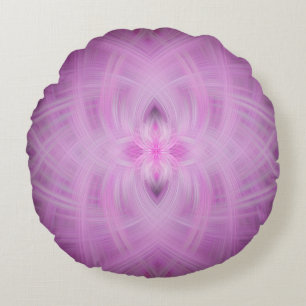 VIOLET - Fraktal Art - Rundes Kissen