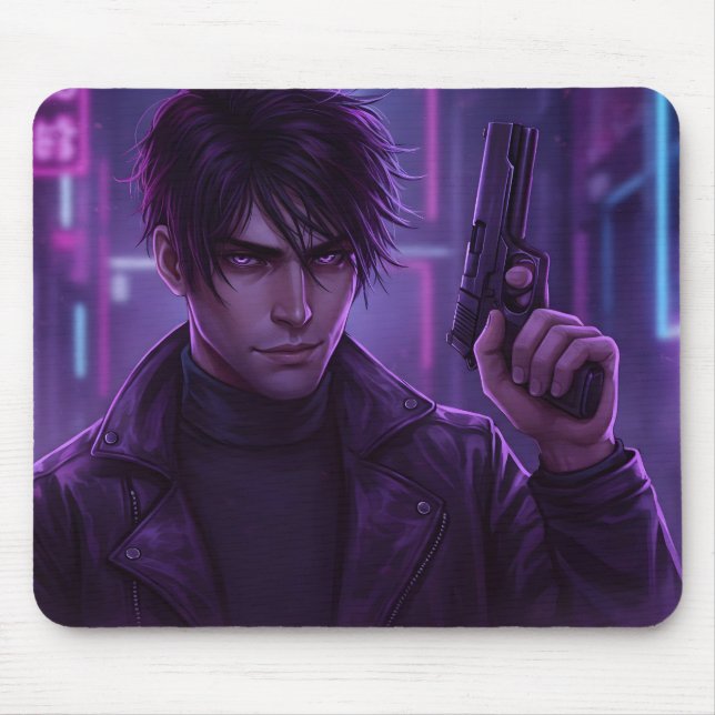 Violet Ghost Mousepad (Vorne)