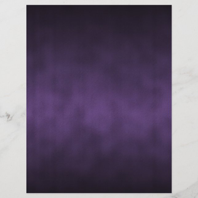 Violet Gothic Ombre Kunst (Vorderseite)