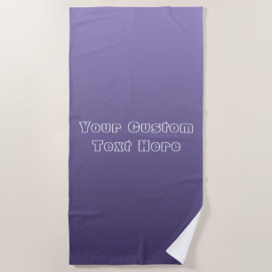 Violet Gradient Handtuchhandtuch Strandtuch
