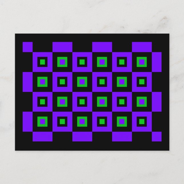 Violet Green Vertigo Postkarte (Vorderseite)